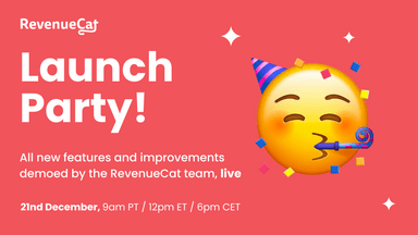 RevenueCat December 2023 Launch Party