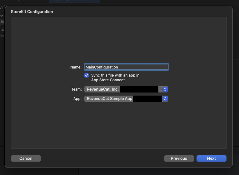 StoreKit configuration